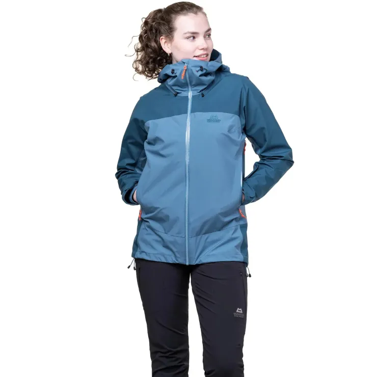 Waterproof Jackets-Mountain Equipment Womens Tacul Jacket - Cosmos-Vivid