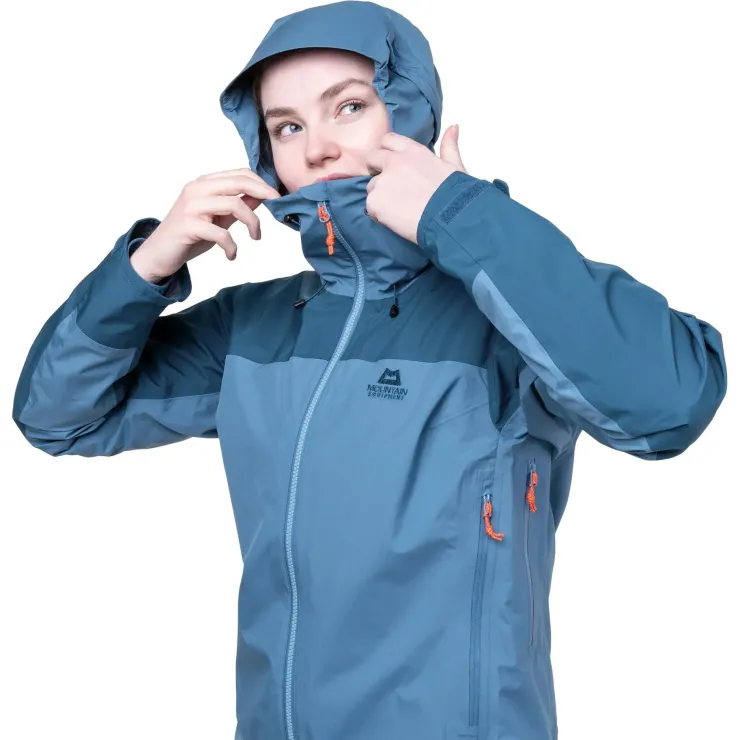 Waterproof Jackets-Mountain Equipment Womens Tacul Jacket - Cosmos-Vivid