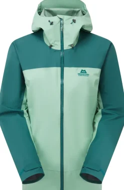 Waterproof Jackets-Mountain Equipment Womens Tacul Jacket - Lichen-DeepTeal
