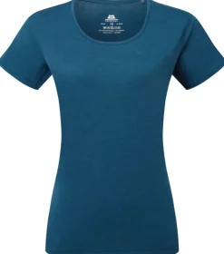 T-Shirts & Baselayers-Mountain Equipment Womens Tempi Tee - Majolica Blue