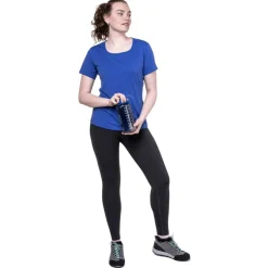 T-Shirts & Baselayers-Mountain Equipment Womens Tempi Tee - Majolica Blue