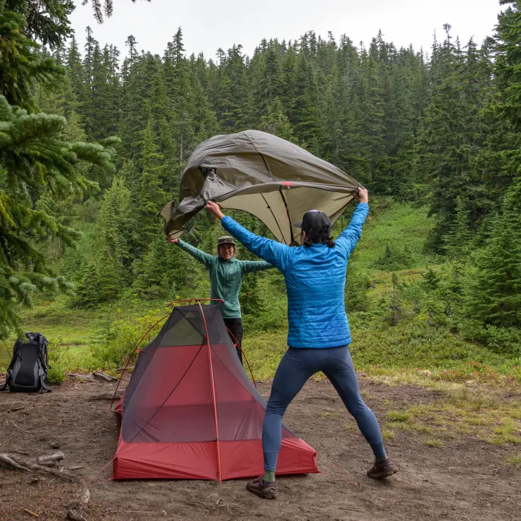 Backpacking & Lightweight Tents-MSR FreeLite 1 Tent - Green