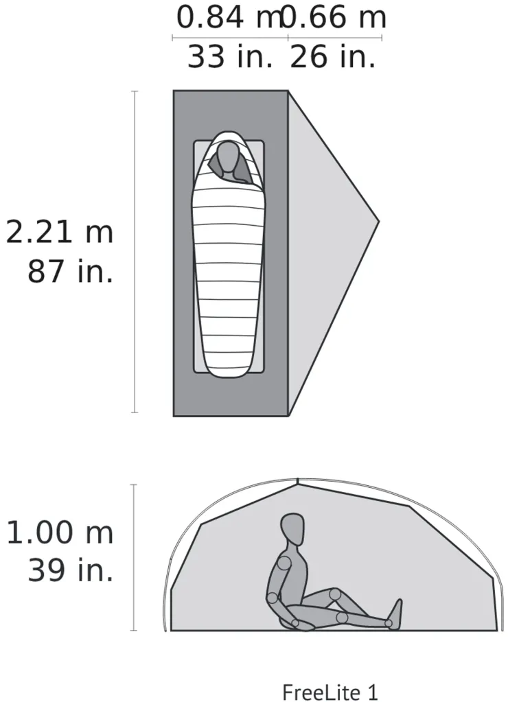 Backpacking & Lightweight Tents-MSR FreeLite 1 Tent - Green