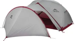 Extensions & Canopies-MSR Gear Shed for Elixir and Hubba Tents - Gray