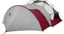 Extensions & Canopies-MSR Gear Shed for Elixir and Hubba Tents - Gray