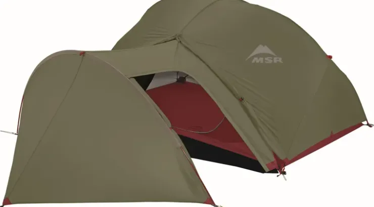 Extensions & Canopies-MSR Gear Shed for Elixir and Hubba Tents - Green