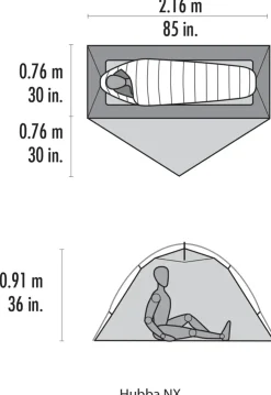 Backpacking & Lightweight Tents-MSR Hubba NX Tent - Green