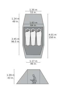 Backpacking & Lightweight Tents-MSR Tindheim 3 Tent