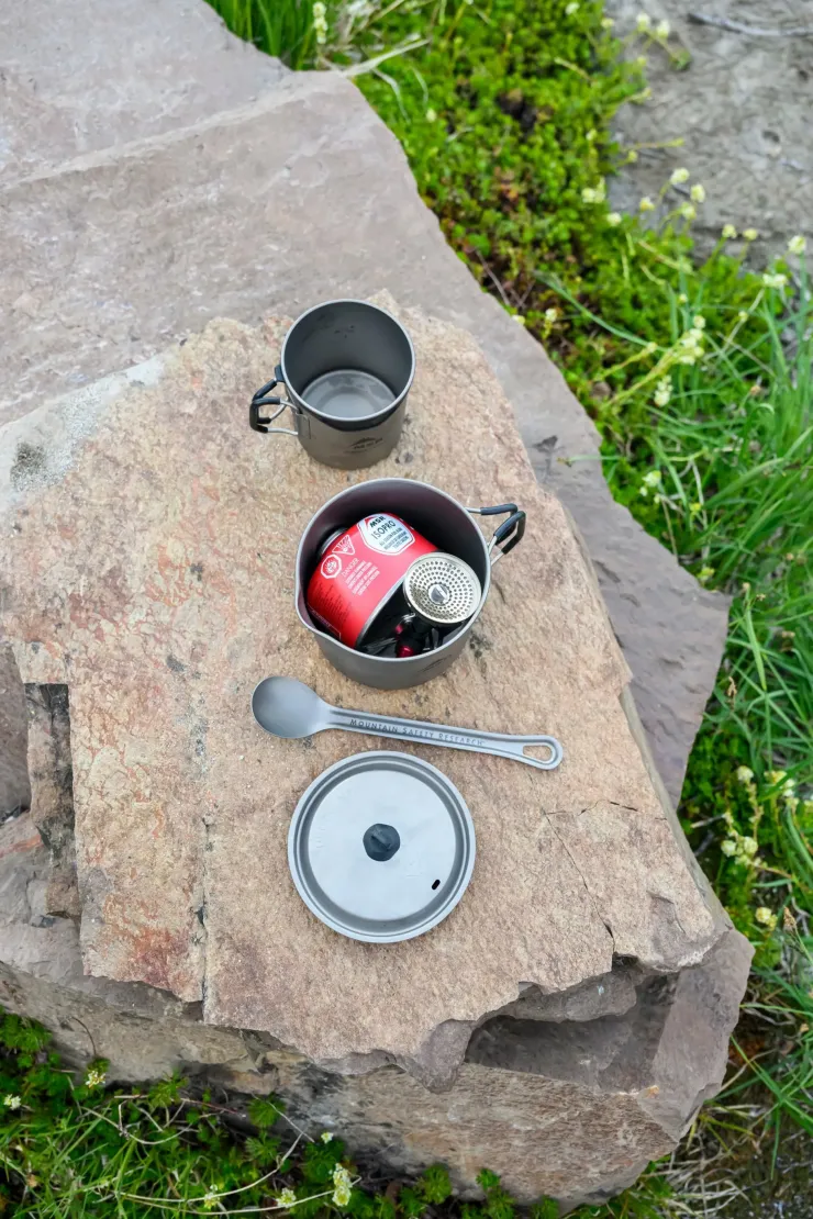Plates, Bowls, Cups & Utensils-MSR Titan Long Spoon