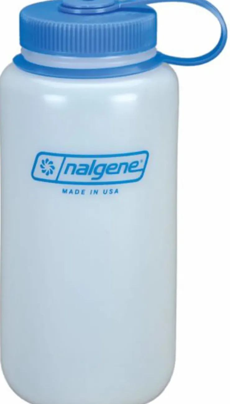Water Bottles-Nalgene HDPE Wide Mouth Bottle - 1L