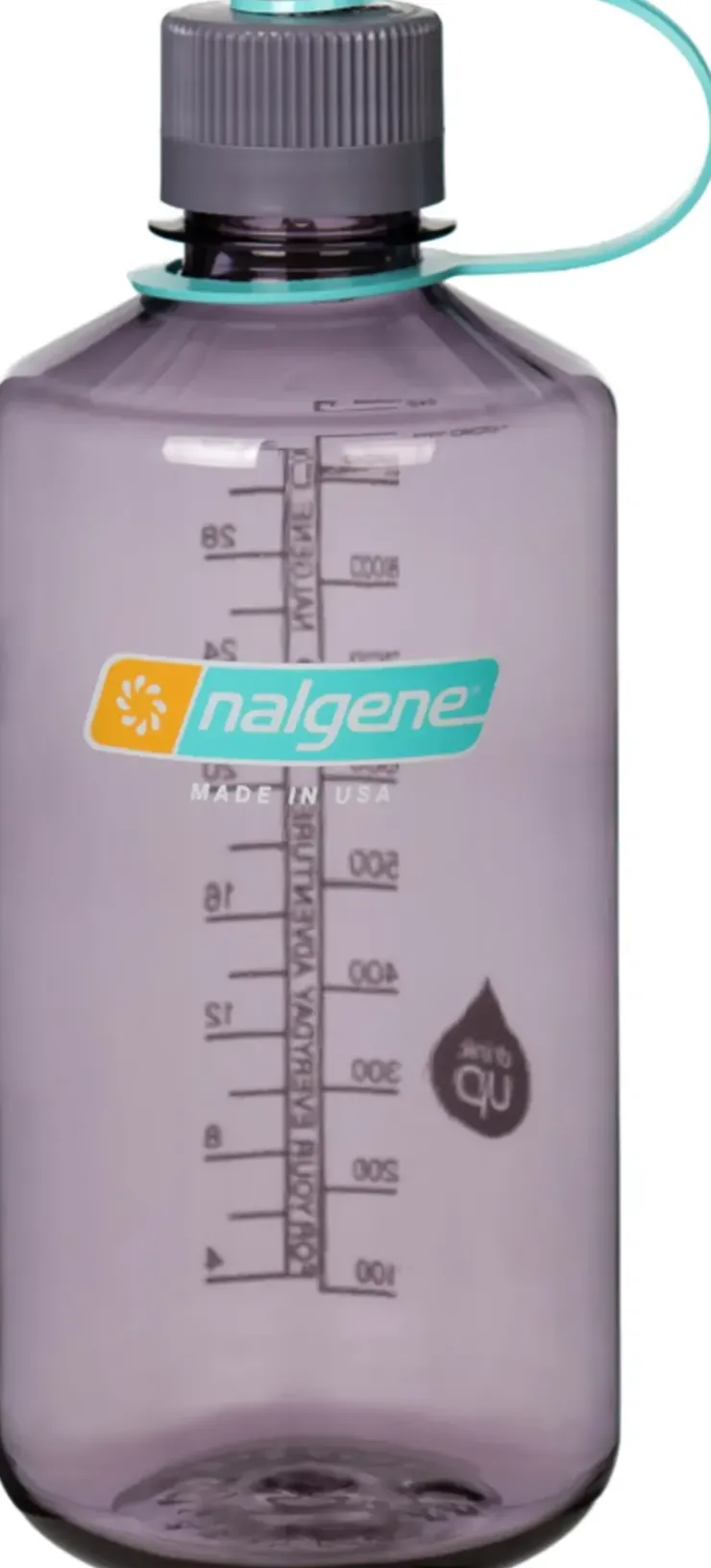 Water Bottles-Nalgene Sustain Narrow Mouth Water Bottle - 1L - Aubergine