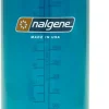 Water Bottles-Nalgene Tritan Sustain Wide Mouth Bottle - 1L - Trout Green