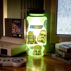 Water Bottles-Nalgene Tritan Sustain Wide Mouth Bottle - 1L - Glow Green