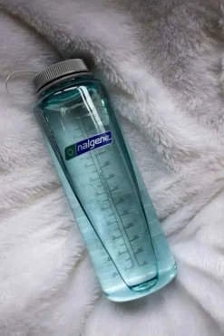 Water Bottles-Nalgene Tritan Sustain Wide Mouth Silo Bottle - 1.5L - Seafoam