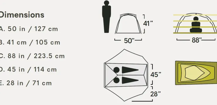 Backpacking & Lightweight Tents-Nemo Dragonfly OSMO Bikepack 2P Tent