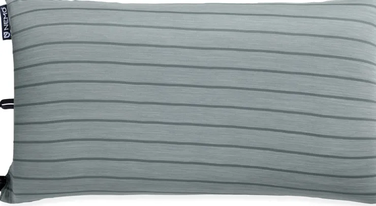 Sleep Accessories-Nemo Fillo Wide Camping Pillow - Silt Stripe