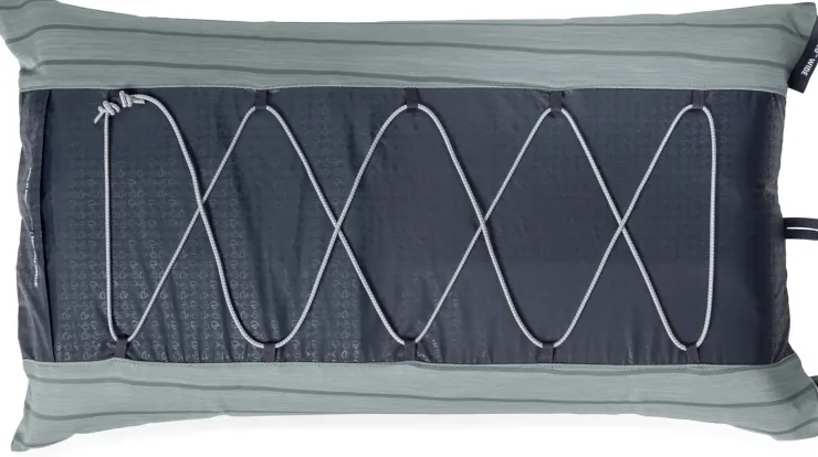 Sleep Accessories-Nemo Fillo Wide Camping Pillow - Silt Stripe