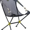 Camping Furniture-Nemo Moonlite Reclining Camp Chair - Black Pearl