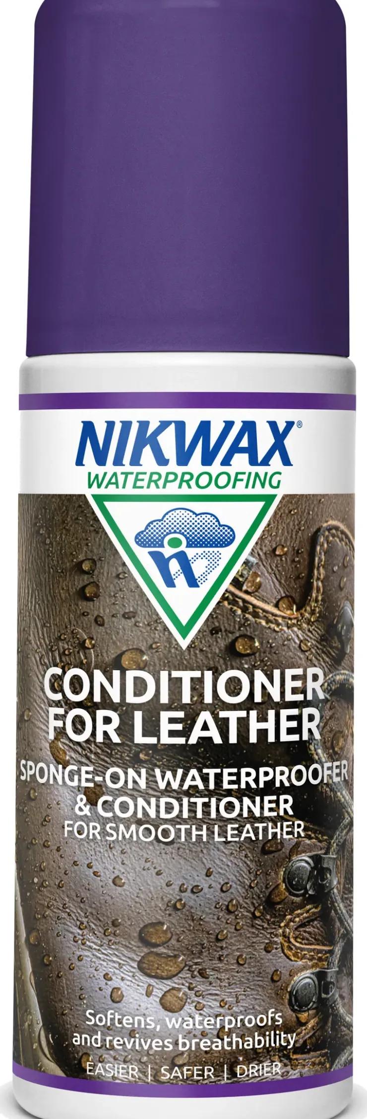 Footwear Cleaning & Proofing-Nikwax Conditioner for Leather Sponge-On - 125ml