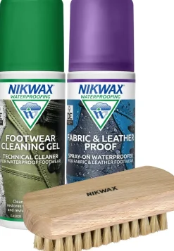 Footwear Cleaning & Proofing-Nikwax Fabric and Leather Footwear Care Kit