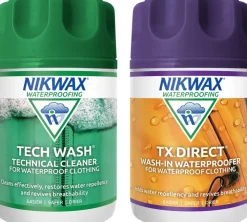 Clothing Cleaning & Proofing-Nikwax Tech Wash and TX.Direct Wash-In Twin Pack - 150ml