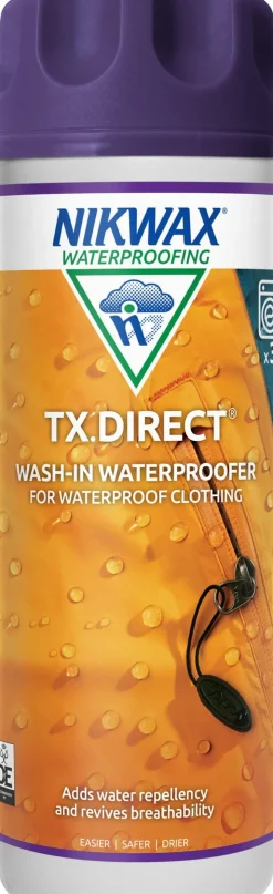 Clothing Cleaning & Proofing-Nikwax TX.Direct Wash-In - 300ml