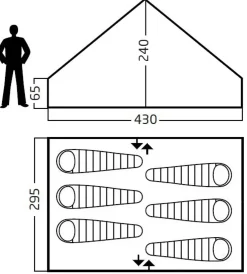 Tipi'S & Bell Tents-Nordisk Utgard Sky 13.2 Tent