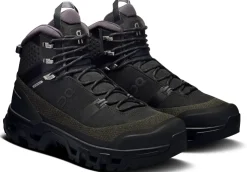 Hiking Shoes & Boots|Mid Height Boots-On Mens Cloudrock Trek Waterproof Shoes - Black-Black