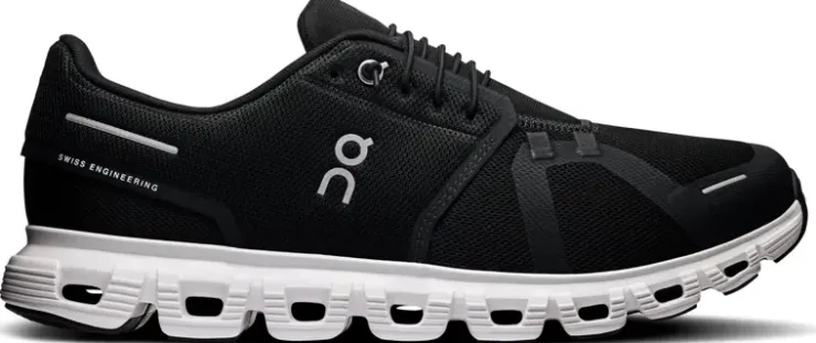 Hiking Shoes & Boots|Walking Shoes-On Mens Cloud 6 Shoes - Black-White