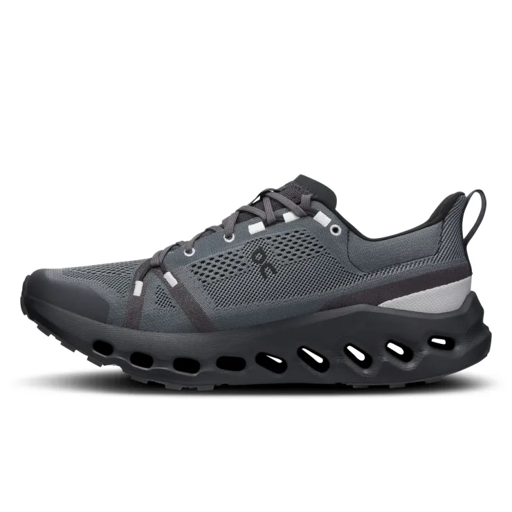 Hiking Shoes & Boots|Running Shoes-On Mens Cloudsurfer Trail Running Shoe - Eclipse-Black