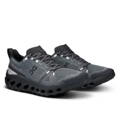 Hiking Shoes & Boots|Running Shoes-On Mens Cloudsurfer Trail Running Shoe - Eclipse-Black