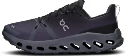 Hiking Shoes & Boots|Running Shoes-On Mens Cloudsurfer Trail Waterproof Shoes - Black-Eclipse