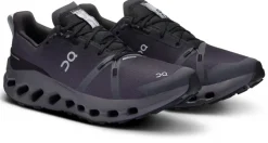 Hiking Shoes & Boots|Running Shoes-On Mens Cloudsurfer Trail Waterproof Shoes - Black-Eclipse