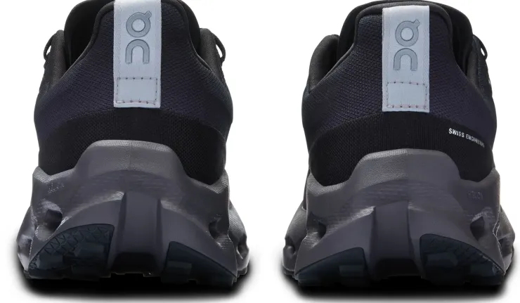 Hiking Shoes & Boots|Running Shoes-On Mens Cloudsurfer Trail Waterproof Shoes - Black-Eclipse