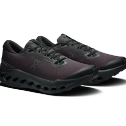 Running Shoes-On Mens Cloudsurfer Trail 2 WP Running Shoes - Black-Black