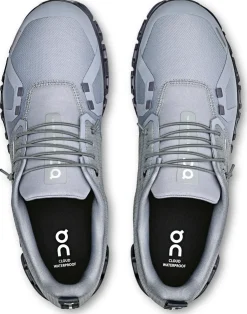 Walking Shoes-On Mens Cloud 6 Waterproof Shoes - Alloy-Wolf