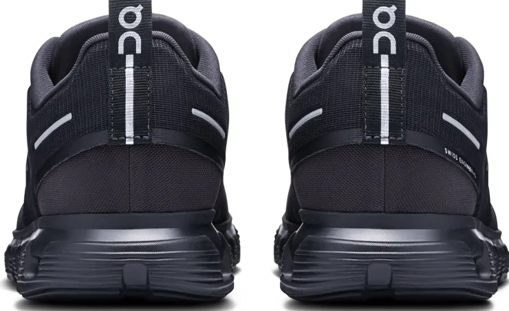 Walking Shoes-On Mens Cloud 6 Waterproof Shoes - Black-Black