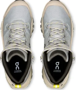 Hiking Shoes & Boots|Walking Shoes-On Womens Cloudrock Mid Waterproof Shoes - Alloy-Ice