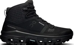 Hiking Shoes & Boots|Walking Shoes-On Womens Cloudrock Mid Waterproof Shoes - Black-Black