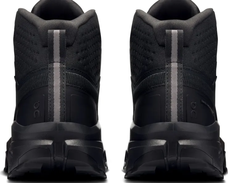Hiking Shoes & Boots|Walking Shoes-On Womens Cloudrock Mid Waterproof Shoes - Black-Black