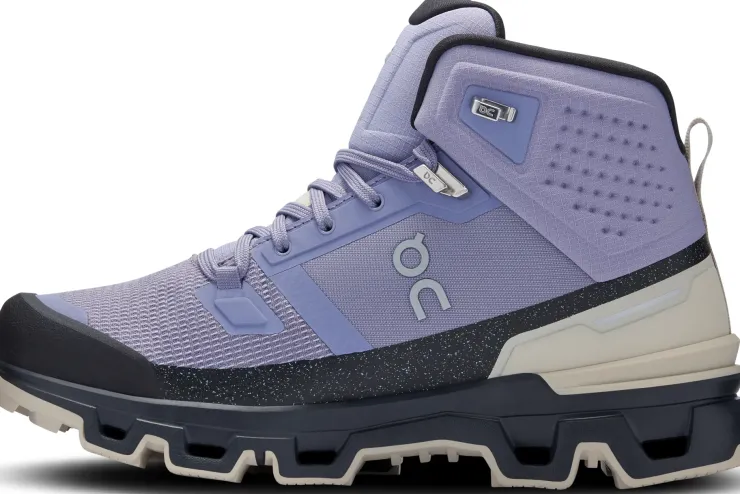 Mid Height Boots|Hiking Boots-On Womens Cloudrock 2 Waterproof Boots - Feather-Black