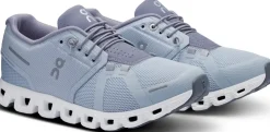 Walking Shoes-On Womens Cloud 5 Shoes - Heather-Fossil