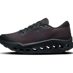 Running Shoes-On Womens Cloudsurfer Trail 2 WP Running Shoes - Black-Black