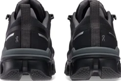 Walking Shoes-On Womens Cloudwander Waterproof Hiking Shoes - Black-Eclipse