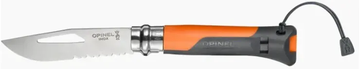 Knives & Multi-Tools-Opinel No.8 Outdoor Knife - Orange