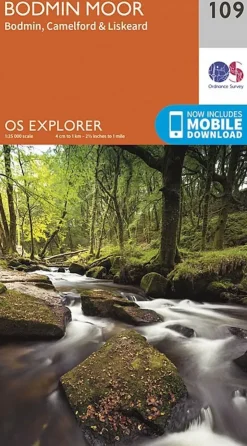 Maps And Books-Ordnance Survey OS Explorer Map 109 - Bodmin Moor