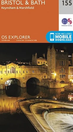 Maps And Books-Ordnance Survey OS Explorer Map 155 - Bristol and Bath