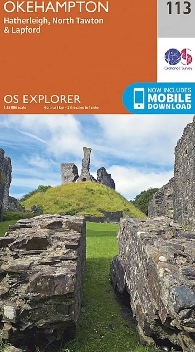 Maps And Books-Ordnance Survey OS Explorer Map 113 - Okehampton