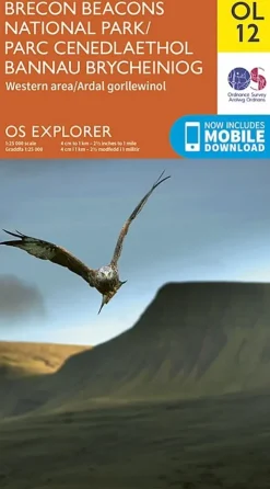 Maps And Books-Ordnance Survey OS Explorer Map OL12 - Brecon Beacons National Park