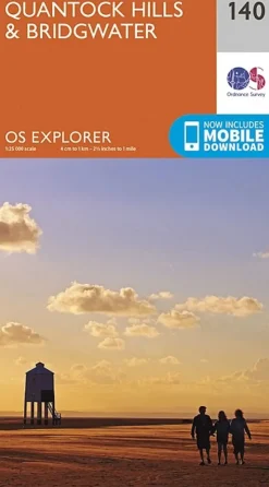 Maps And Books-Ordnance Survey OS Explorer Map 140 - Quantock Hills and Bridgwater